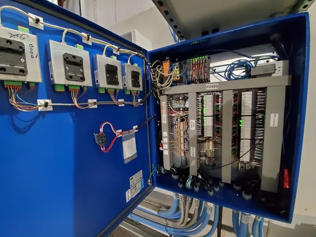 Marcotte Systems PLC and instrumentation cabinet installed and wired by Dayton Power