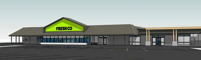 FreshCo 100 Mile House Expansion electrical project by Dayton Power & Controls, photo 1