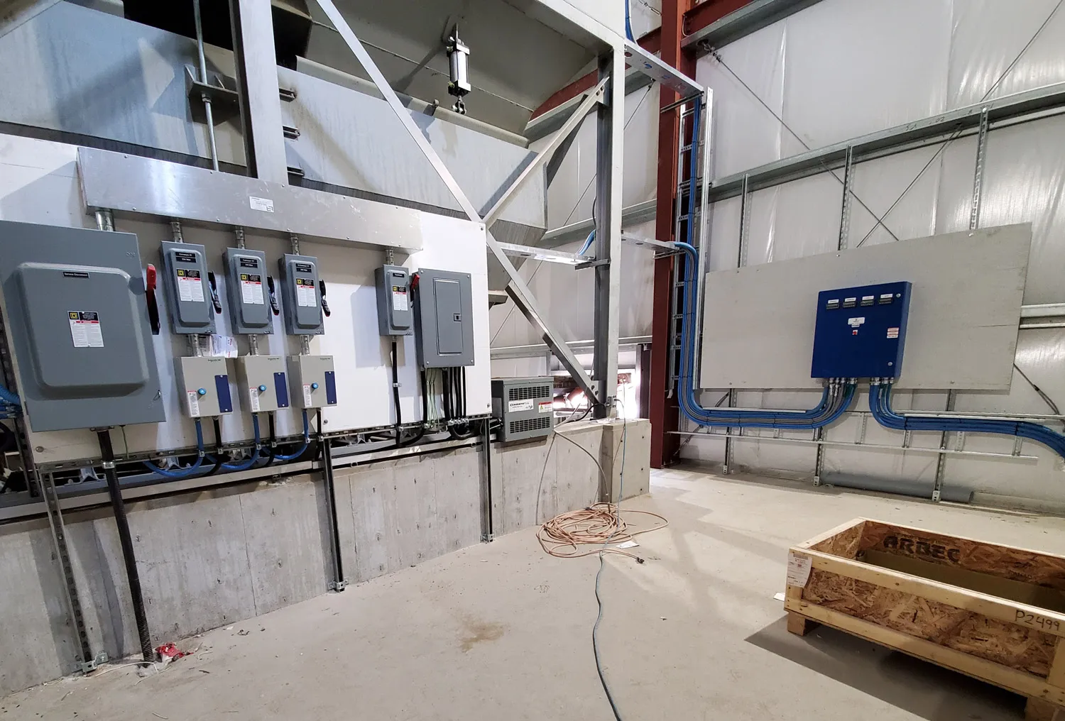 Industrial electrical panel